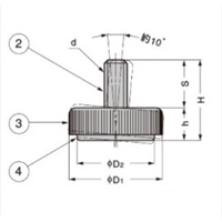 φ51/M10x22/80kgアジャスターボルト(首振)_選択画像03