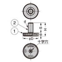 φ30/M10x20/150kgアジャスターボルト(薄型_選択画像03