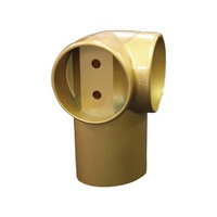 φ35mm手すり用コーナーブラケット(金