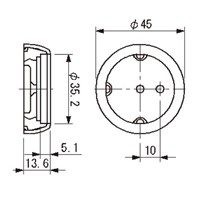 φ35mm手すり用エンドベース(ゴールド)_選択画像04