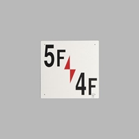 300x300mm階数表示板(5F/4F)