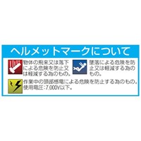 ヘルメット(通気孔/広シールドレンズ付青_選択画像02