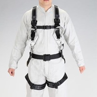 フルハーネス/伸縮式ツインランヤード付