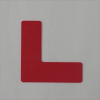 L型マーカー(赤/2枚)