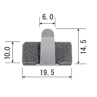 19.5x10.0x14.5ケーブルクリップ(粘着200個_選択画像03