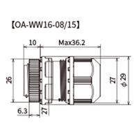 8-15mm/G1/2ケーブルグランド(防水型)_選択画像04