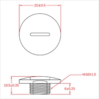 M16x1.5mmスクリュープラグ(100個)_選択画像02