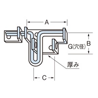 65mmラッチ(ステンレス製)_選択画像04