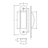 90x22mm引戸取手(ステンレス製/SG)_選択画像02
