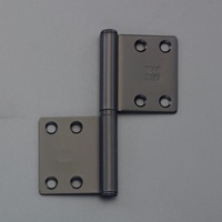 102x89mm旗丁番(左右兼用/鏡面マット黒)