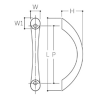 113mmブリッジハンドル(クローム)_選択画像03
