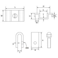 25x42.0mmグレーチング連結金具(SUS製)_選択画像04
