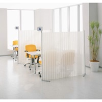 462-1800x404x1529伸縮パーテション白/防災_選択画像03