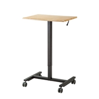 620x435x765-1105mm昇降デスク(木目)