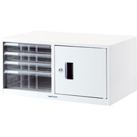 540x336x264mm/浅3･深1段レターケース(白)