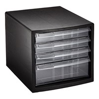 278x350x258mm/浅3･深1段レターケース(黒)_選択画像03