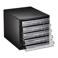 278x350x258mm/5段レターケース(黒)_選択画像02