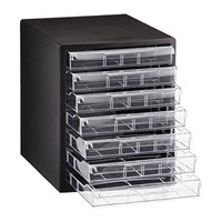 278x350x345mm/浅7段レターケース(黒)_選択画像02