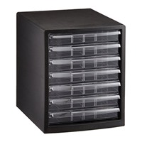 278x350x345mm/浅7段レターケース(黒)_選択画像03