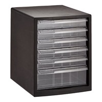 278x350x345mm/浅5･深1段レターケース(黒)_選択画像03