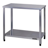 600x450x800mm作業台(二段/ステンレス製)
