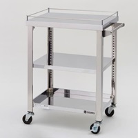 600x450x800mm/100kgワゴン(三段/SUS製)