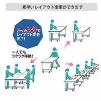1200x600x950ワークテーブルワンタッチ車輪_選択画像03