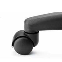 チェアー用ナイロンキャスター(黒/5個)_選択画像02