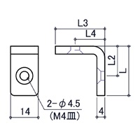 40角用L型ブラケット(1つ穴)_選択画像04