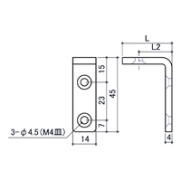 40角用L型ブラケット(2つ穴)_選択画像04