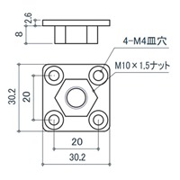 30角用ナットプレート(M10x1.5)_選択画像03