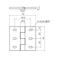 70x64mm40角用アルミ丁番_選択画像04