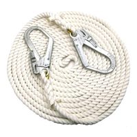 16mmx10m荷揚げ用ロープ(クレモナ･フック付