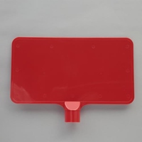 403x202mmコーン用標識(無地/赤)