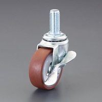 φ100mm自在キャスタ(ウレタン車ブレーキ付