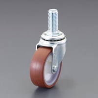 φ100mm自在キャスタ(ウレタン車ブレーキ無