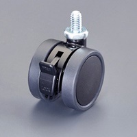 60キャスタ(ツインホイールbreak付M10xP1.5