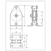75mm/250kg縦型固定滑車(1車/メタル)_選択画像02
