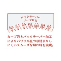 510mm/330mm生木鋸(サヤ付･替刃式･カーブ刃_選択画像03