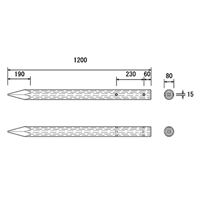 φ80x1200mm擬木杭(穴あり)_選択画像04
