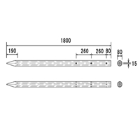 φ80x1800mm擬木杭(穴あり)_選択画像04