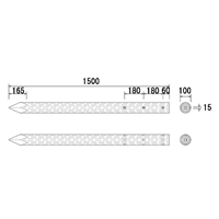 φ100x1500mm擬木杭(穴あり)_選択画像04