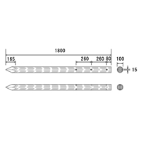 φ100x1800mm擬木杭(穴あり)_選択画像04