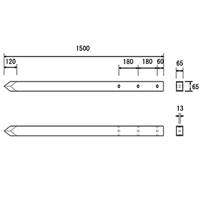 65x65x1500mm角杭(穴あり)_選択画像04