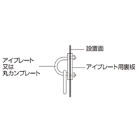 39x50mmアイプレート用裏板(ステンレス製)_選択画像03