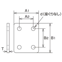 54x75mmアイプレート用裏板(ステンレス製)_選択画像04