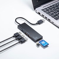 [2+1ポート]USB2+3コンボハブ(カードリーダ_選択画像04