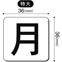 36x36mm曜日マグネットシート_選択画像04