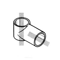 3方向プラスチックジョイント(黒)Pラック_選択画像02