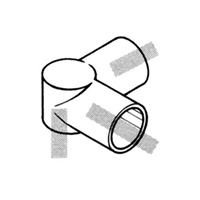 3方向プラスチックジョイント(黒)Pラック_選択画像02